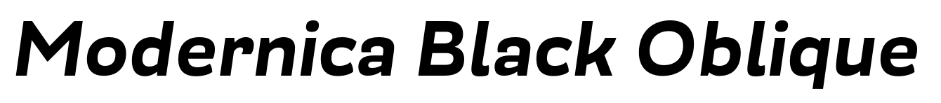 Modernica Black Oblique